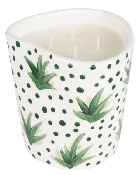 PLANTS & DOTS CANDLE