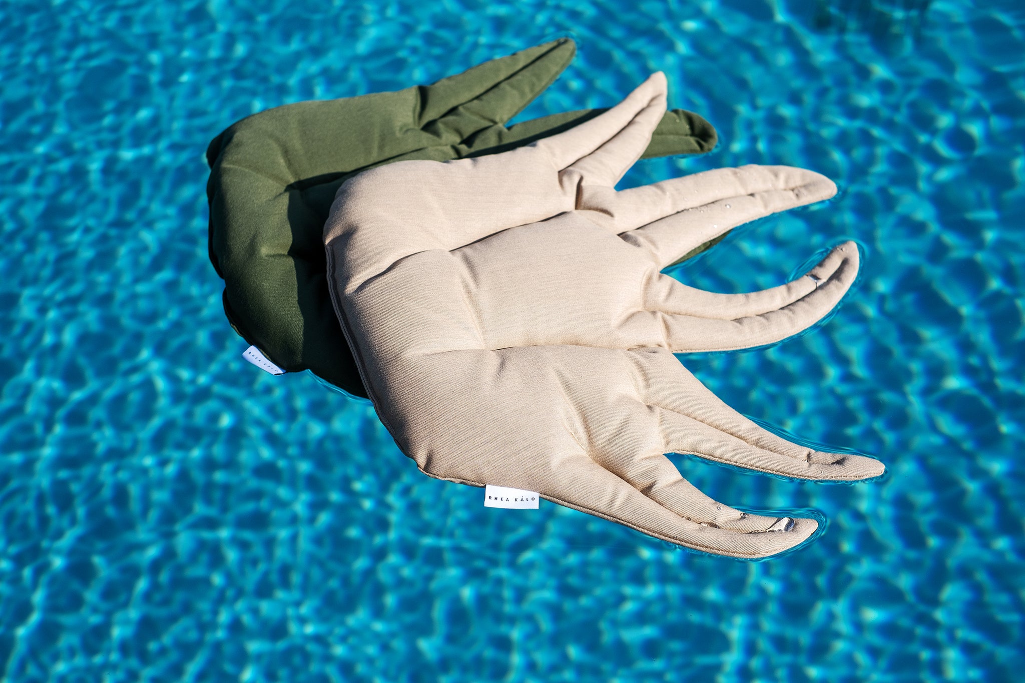 Beige plant outdoor cushion