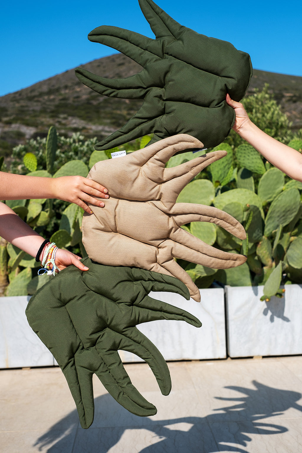 GREEN PLANT OUTDOOR CUSHION