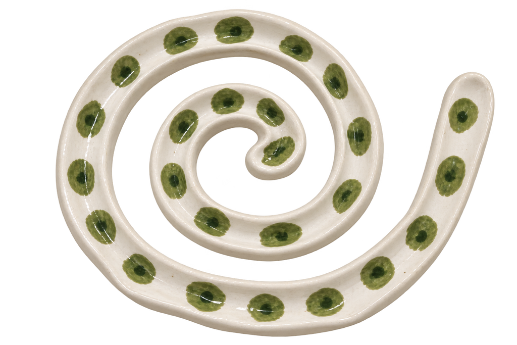 Olive twirly dish