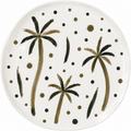 Palms and dots plate