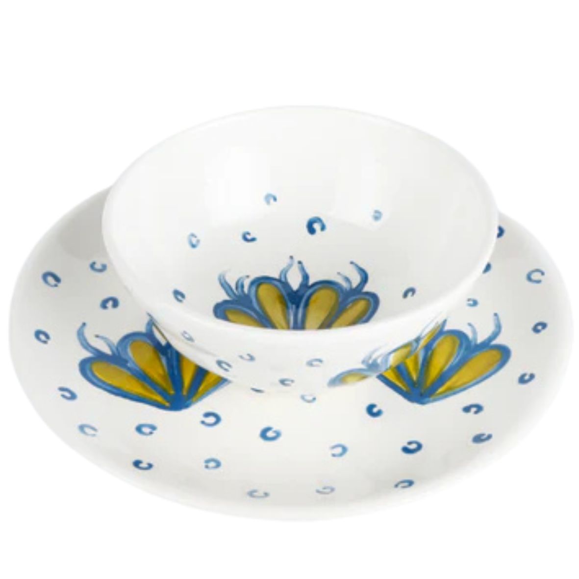 BLUE CORALS & BUBBLES BOWL