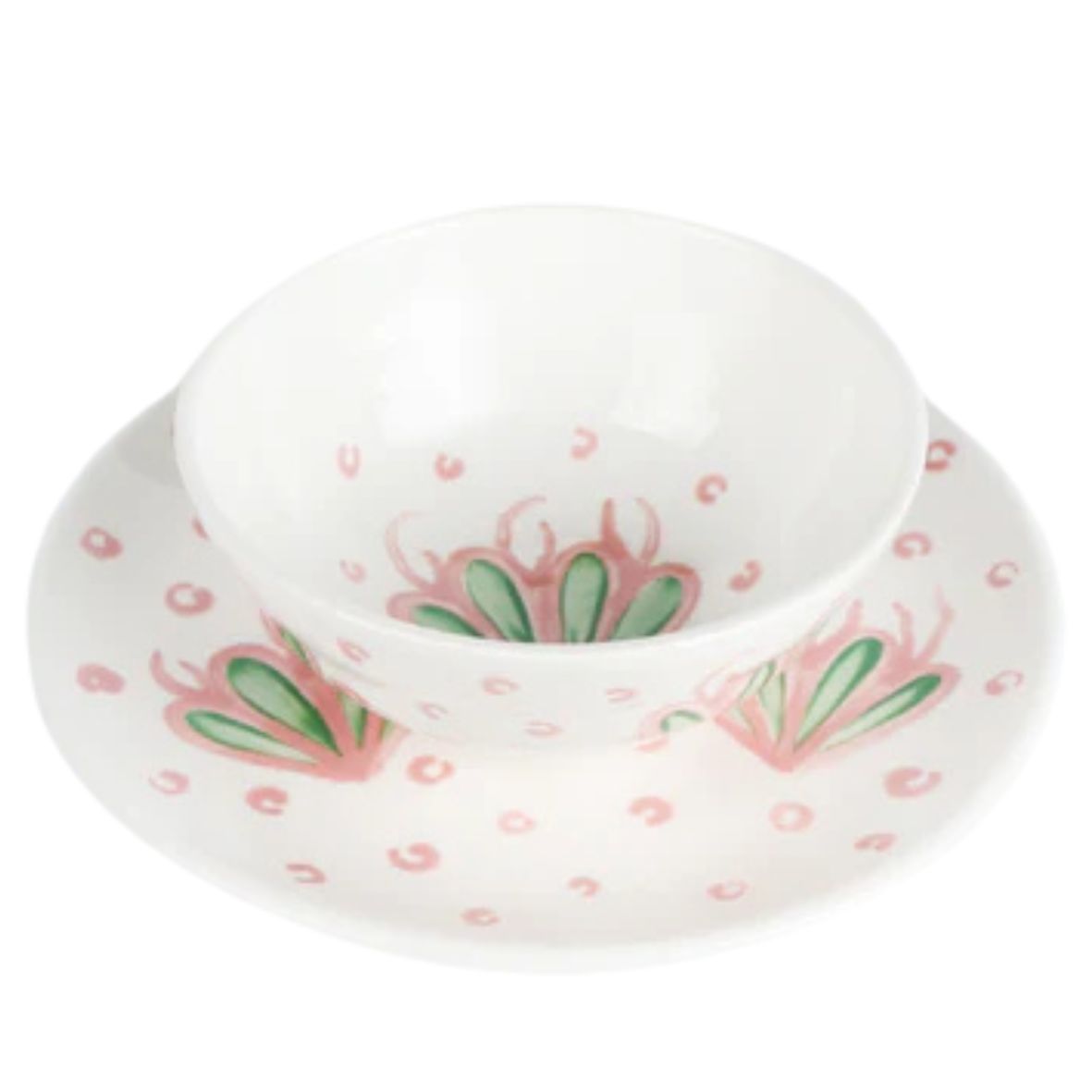 PINK CORALS & BUBBLES BOWL