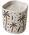 Palms and dots candle