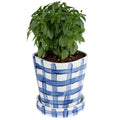 Vichy blue planter