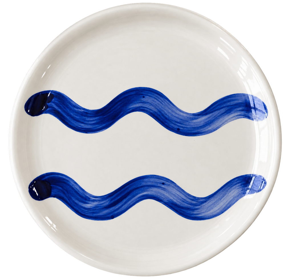 Waves I plate