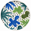Leafy dots plate