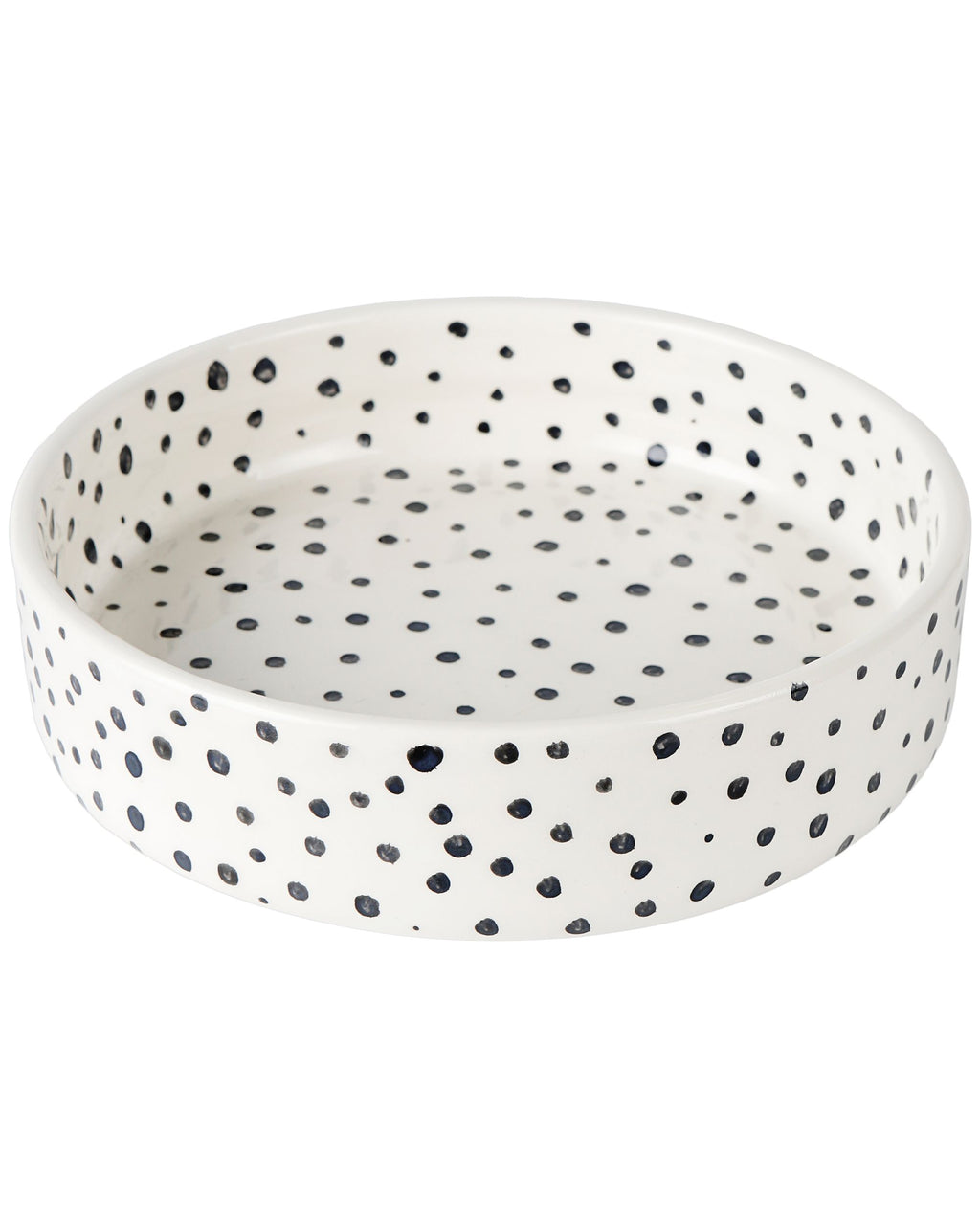 Black spots pet bowl