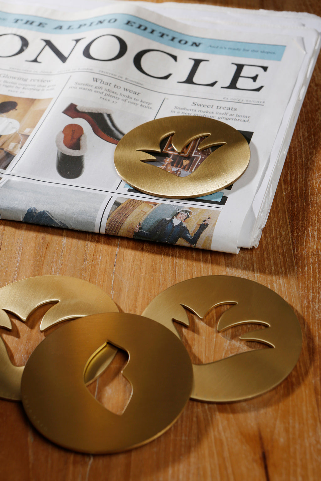 KISS COASTERS - SET OF TWO