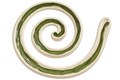 Green twirly dish