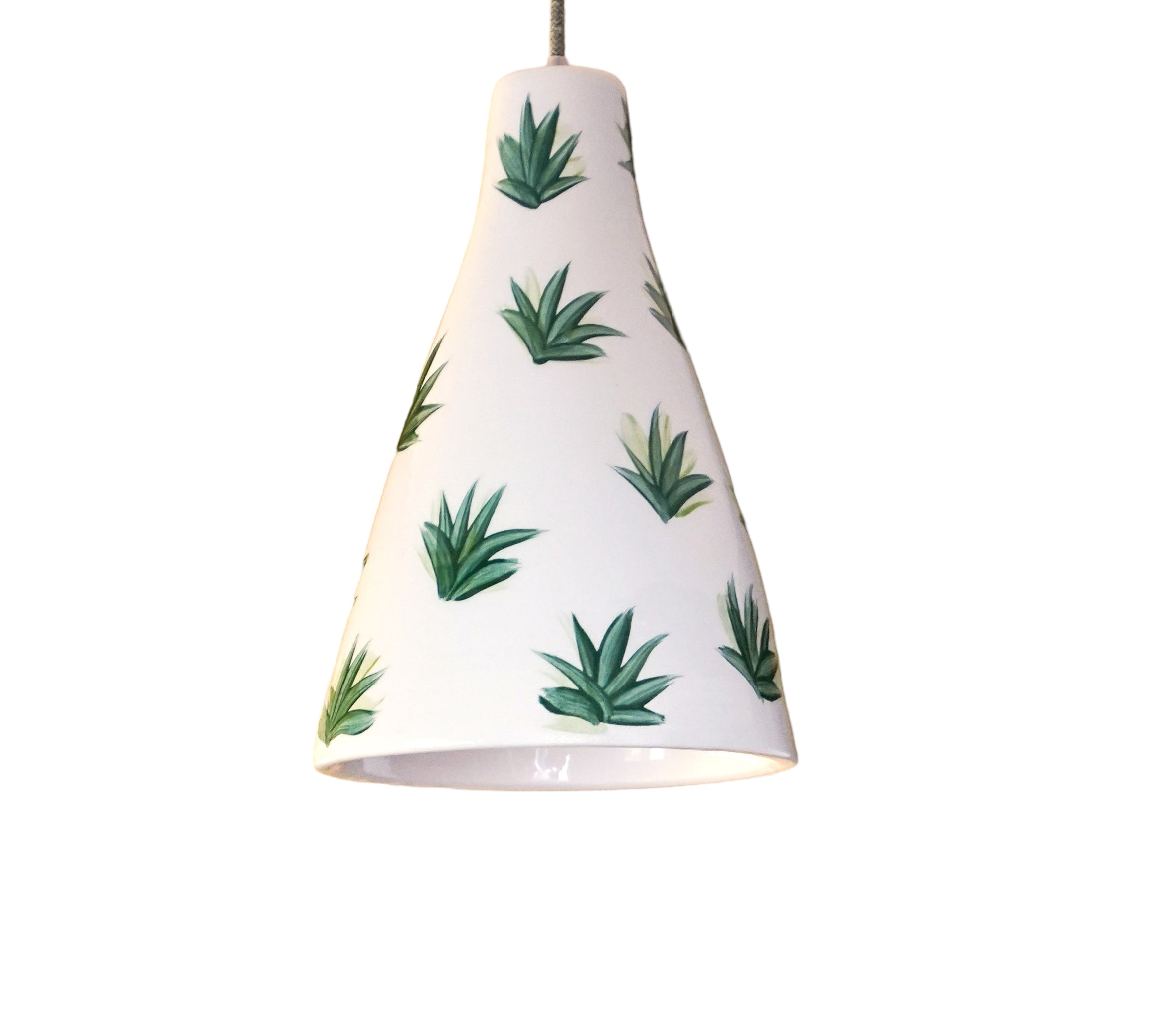 PLANTS CERAMIC LAMP