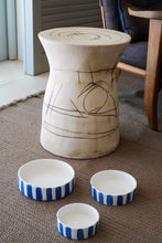 Load image into Gallery viewer, BLUE STRIPES DOG BOWL

