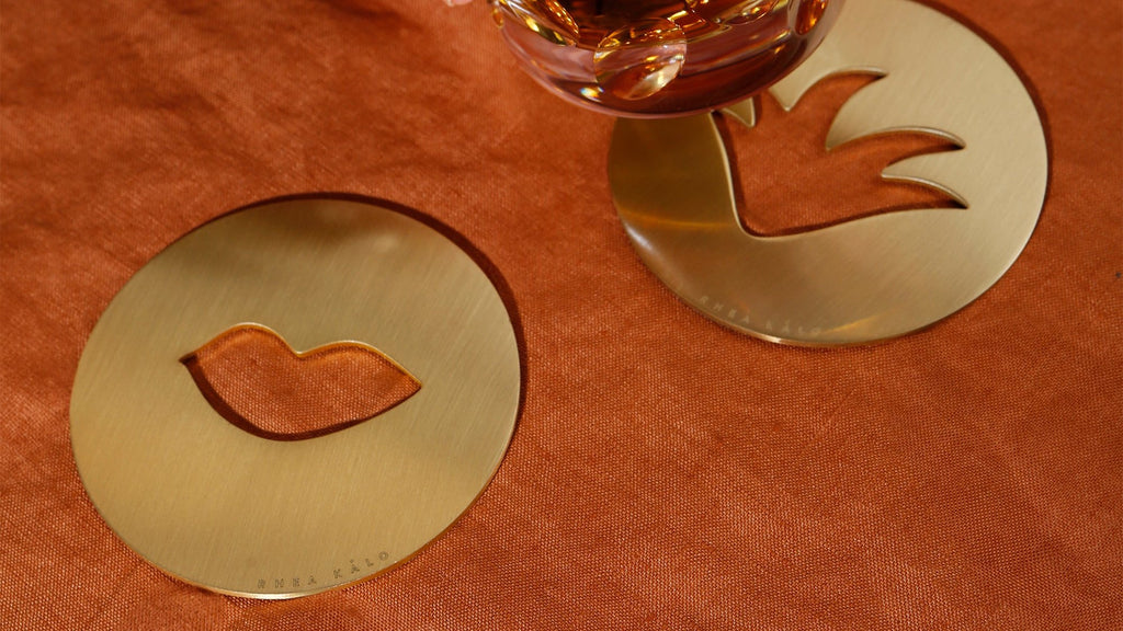 KISS COASTERS - SET OF FOUR