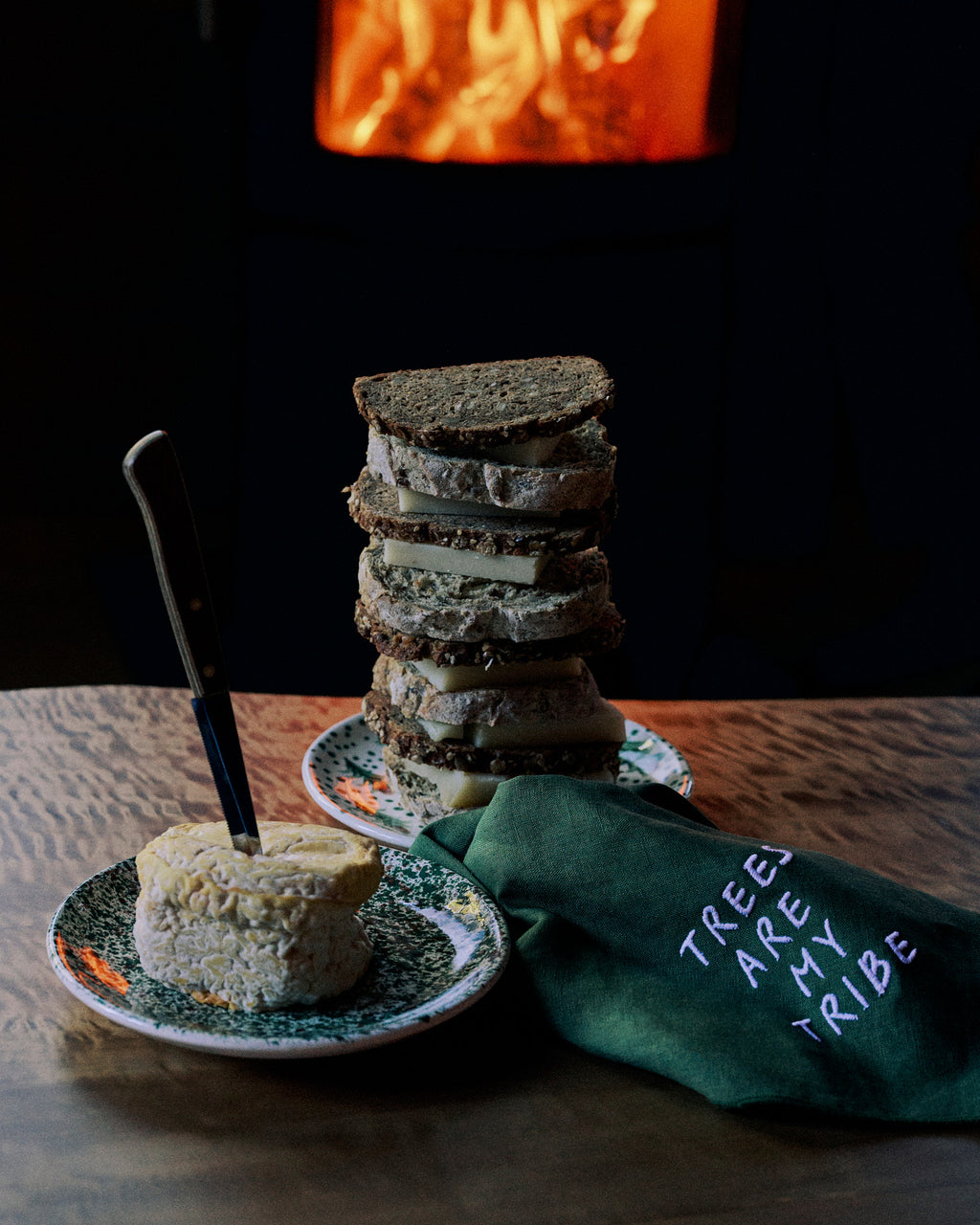 “Trees are my tribe” napkin set