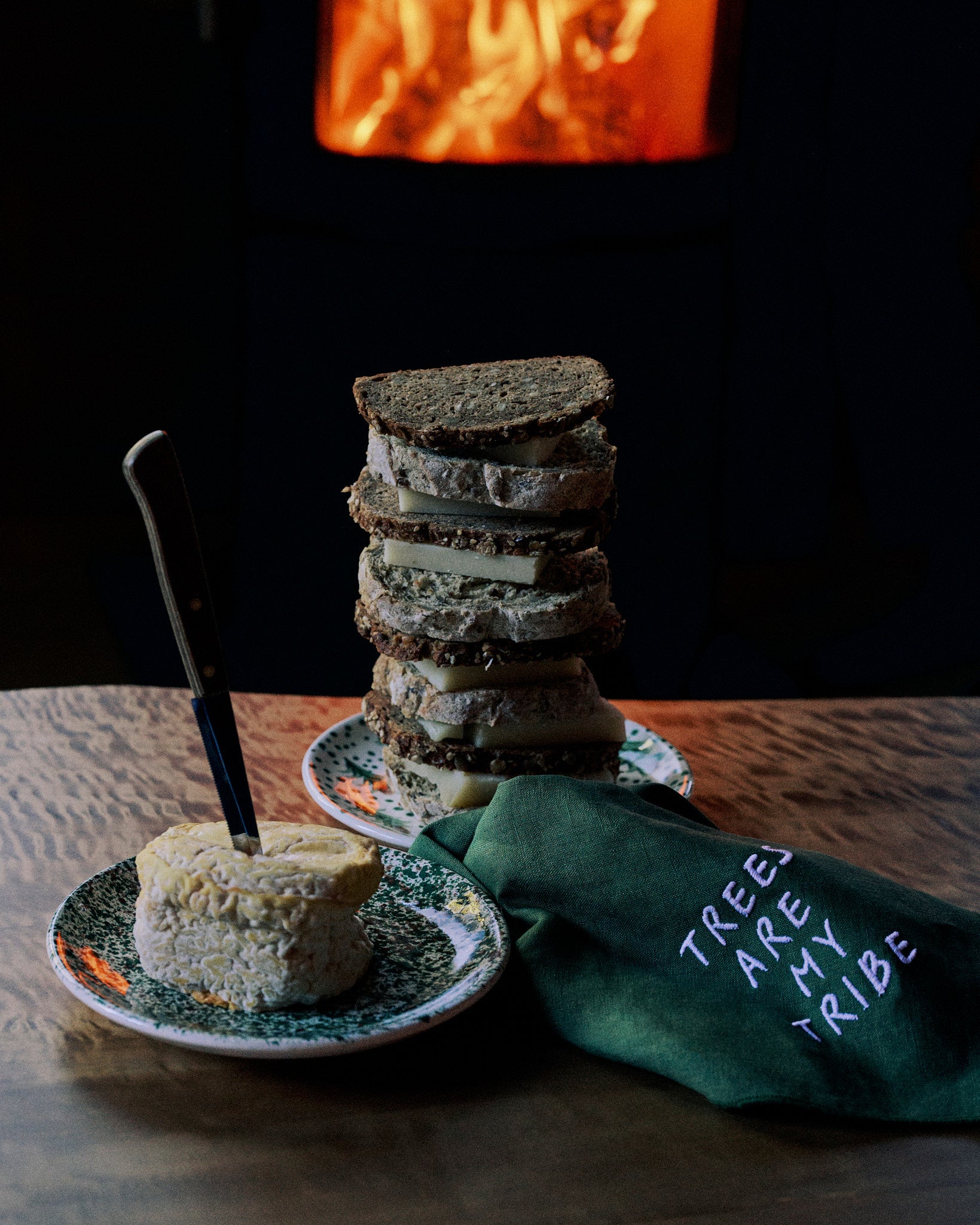 Forest splatter plate