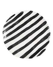 Load image into Gallery viewer, BLACK STRIPES PLATE
