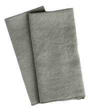 Load image into Gallery viewer, Grey linen napkin
