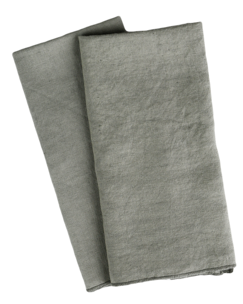 Grey linen napkin