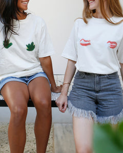 DOUBLE PLANT TEE