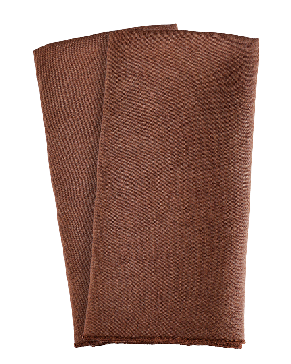 Brown linen napkin set from Trees Are My Tribe collection by Rhea Kalo Athens