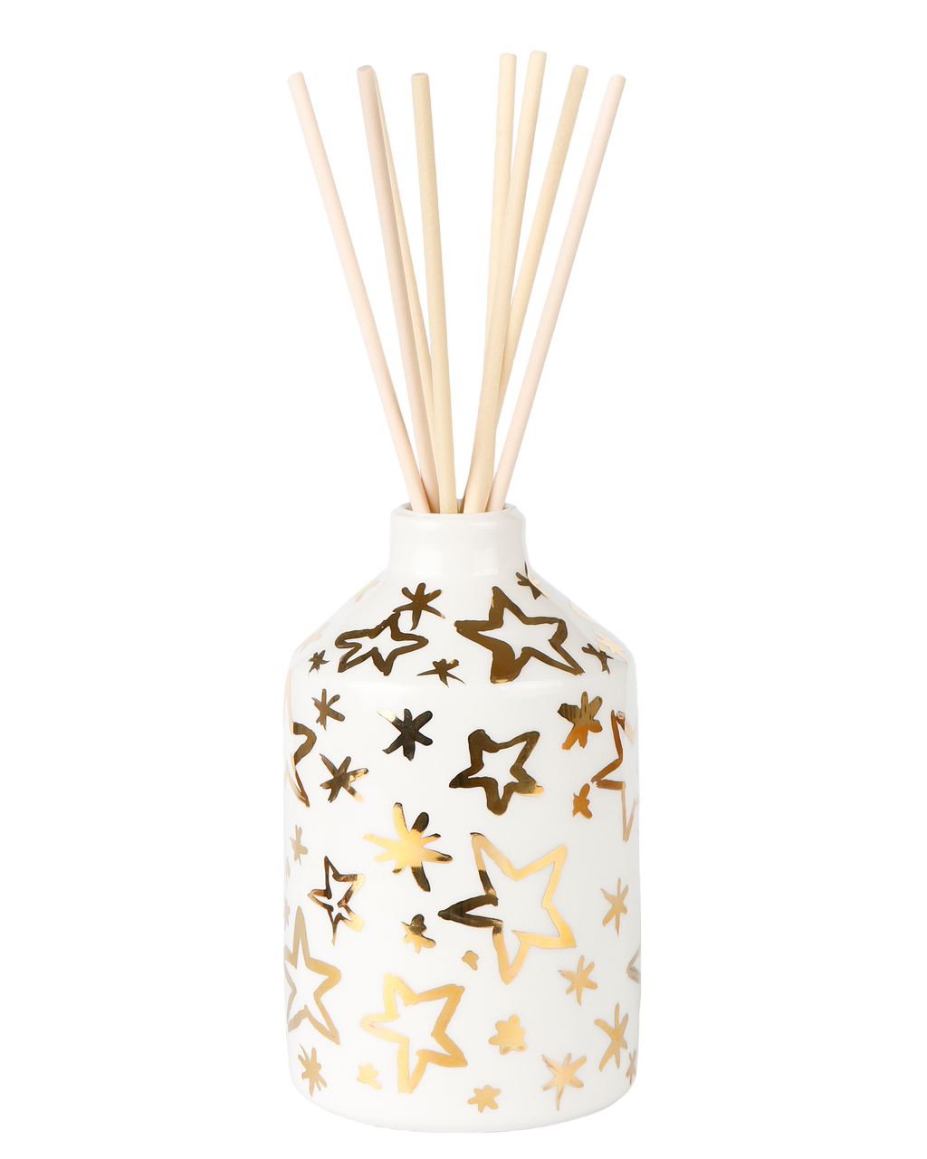 Stars Diffuser Gold Stars Handmade Ceramic Reed Diffuser | Rhea Kalo Athens