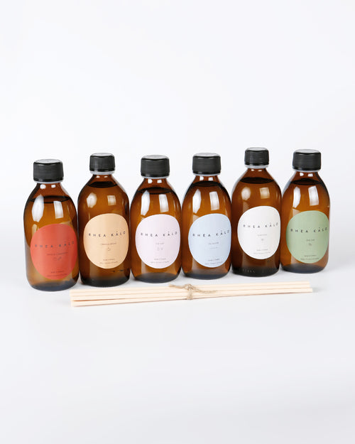 Reed diffuser refill for Rhea Kalo ceramic diffusers, made in Athens Greece