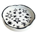 Handmade ceramic Look at the Stars trinket tray by Rhea Kalo, made in Athens