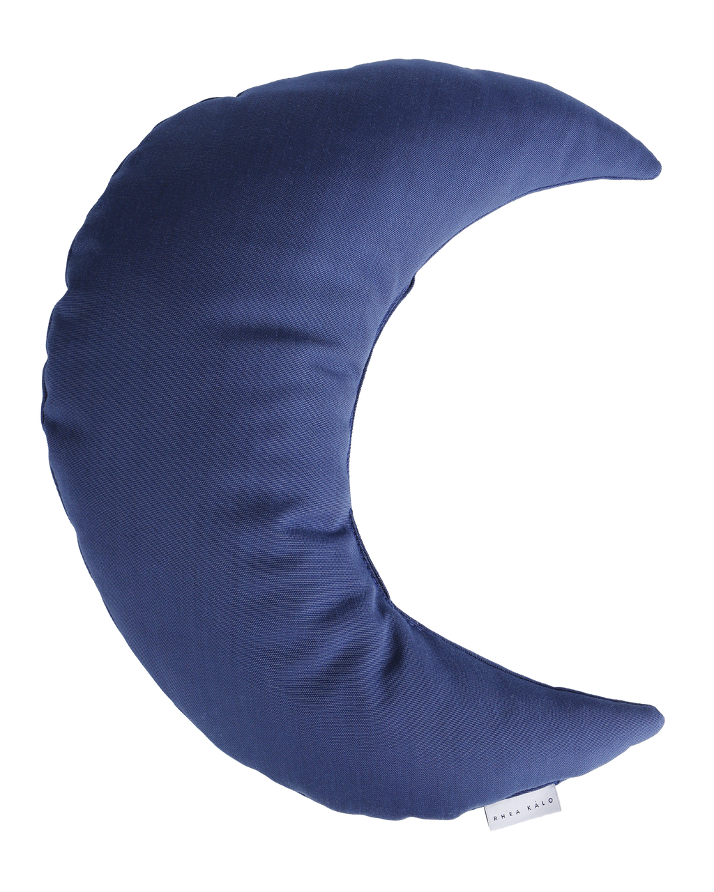 Outdoor cushion with moon design by Rhea Kalo, made in Athens Greece