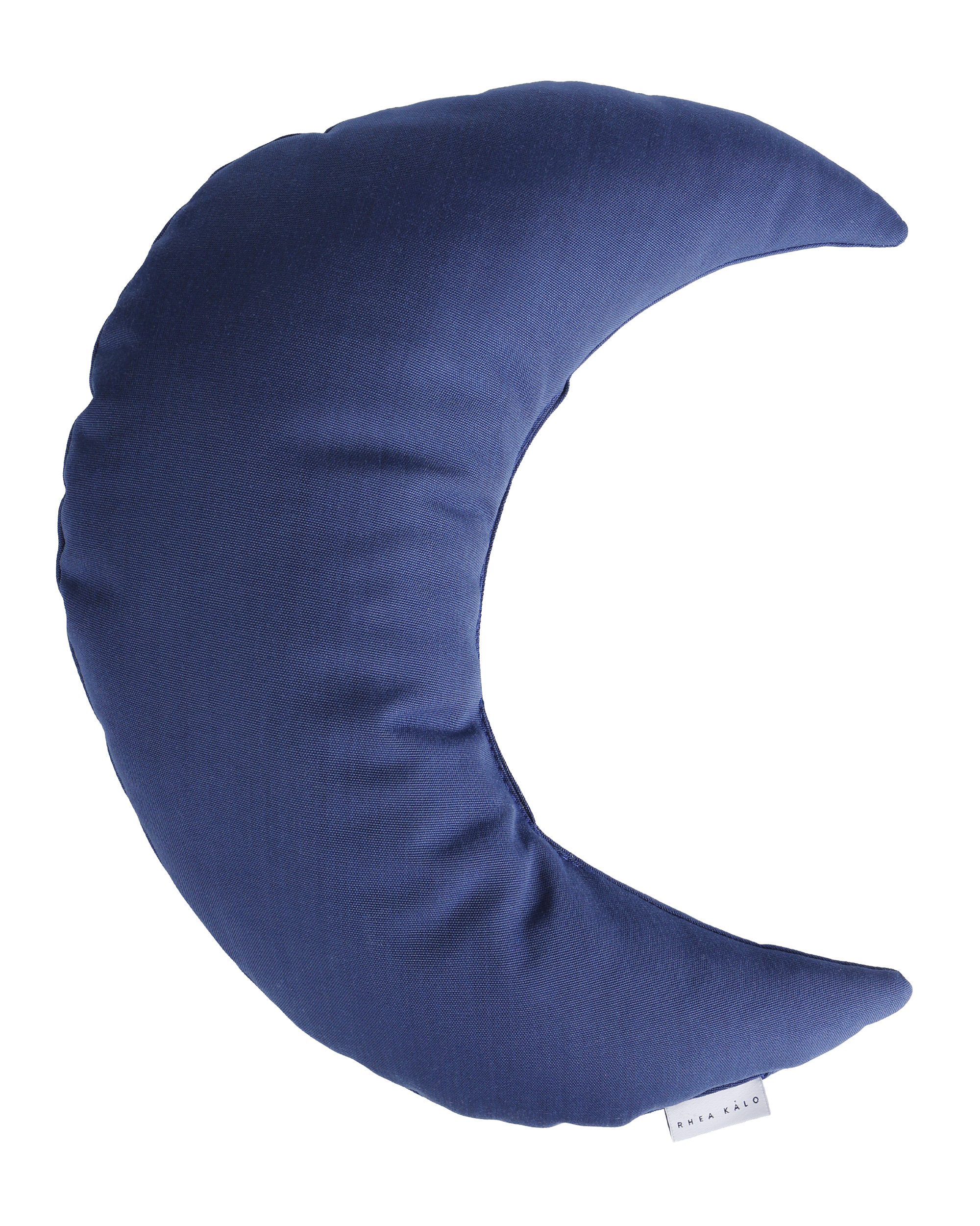 Outdoor cushion with moon design by Rhea Kalo, made in Athens Greece
