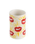 Handmade ceramic bunch vase in Sunkissed design by Rhea Kalo, made in Athens