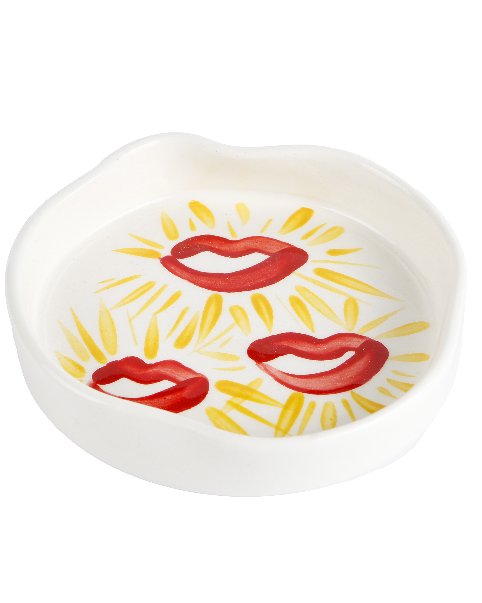 Handmade ceramic Sunkissed trinket tray by Rhea Kalo Athens