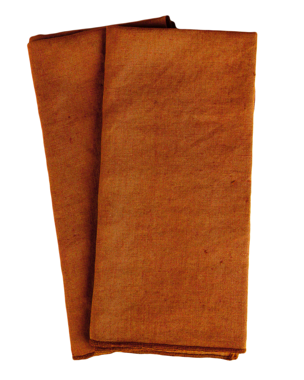 Terracotta linen napkin by Rhea Kalo Athens