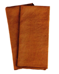 Terracotta linen napkin by Rhea Kalo Athens