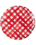 Vichy red plate