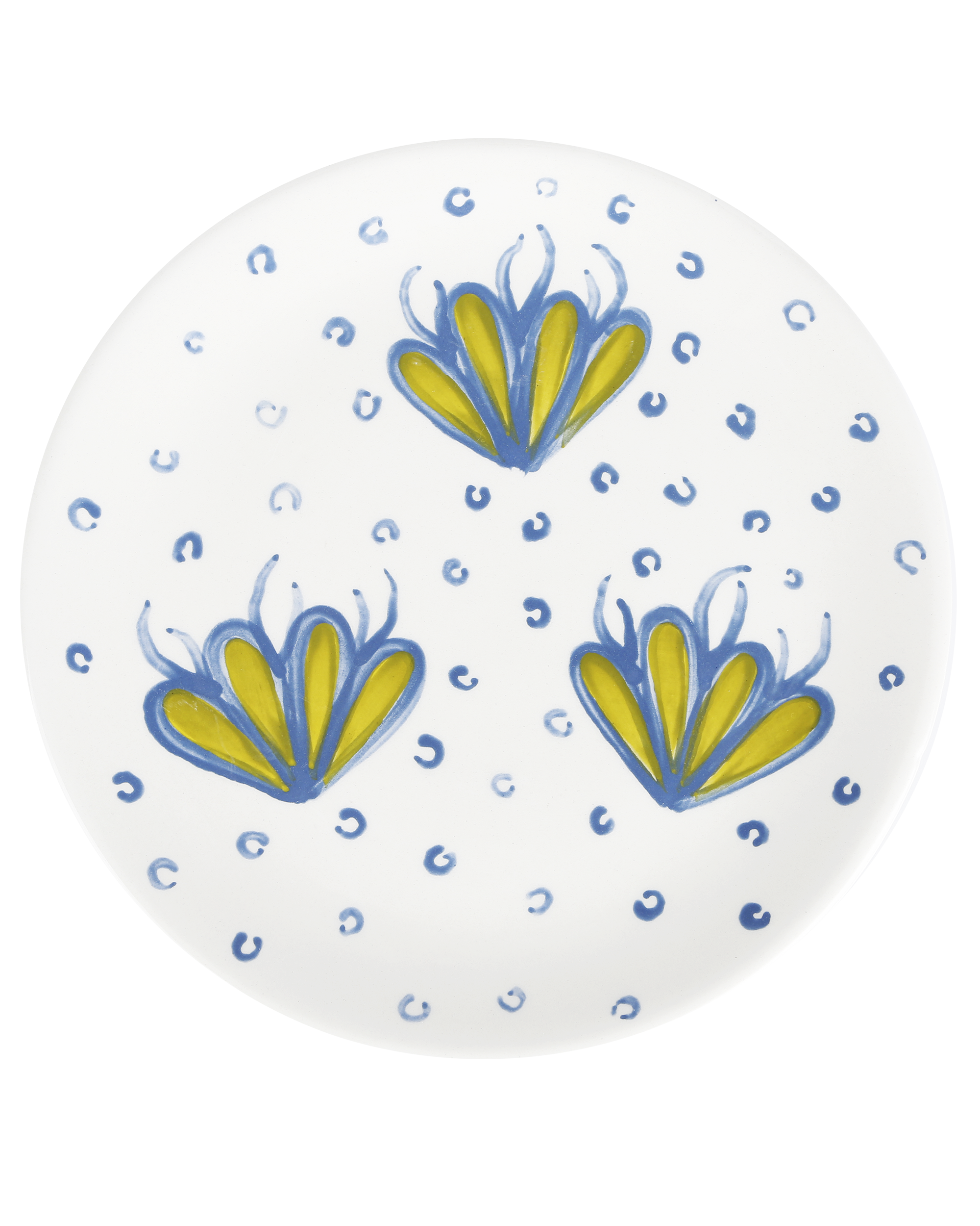 BLUE CORALS & BUBBLES PLATE