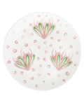 Pink corals & bubbles plate