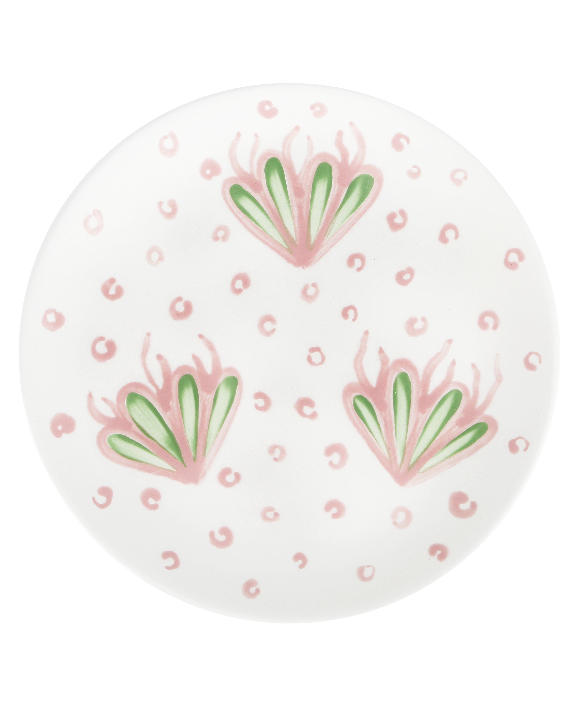 PINK CORALS & BUBBLES PLATE