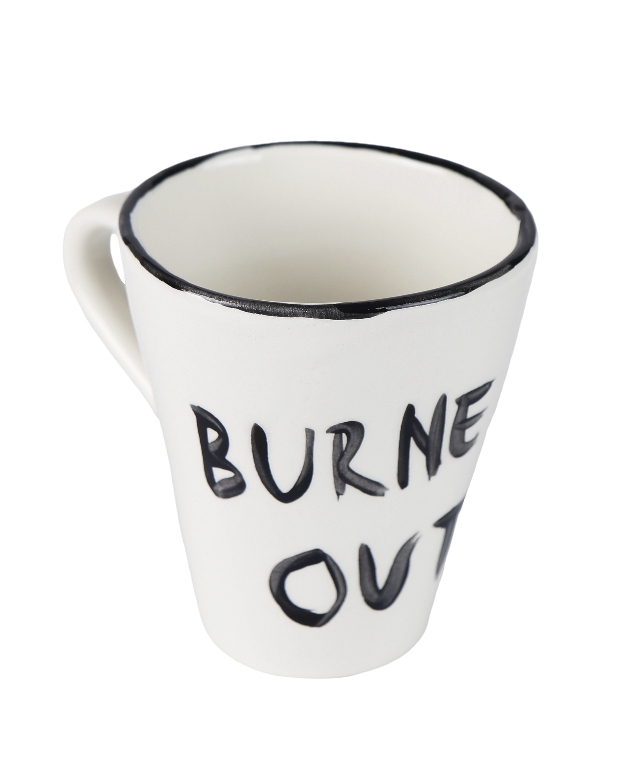 BURNED OUT COFFEE CUP