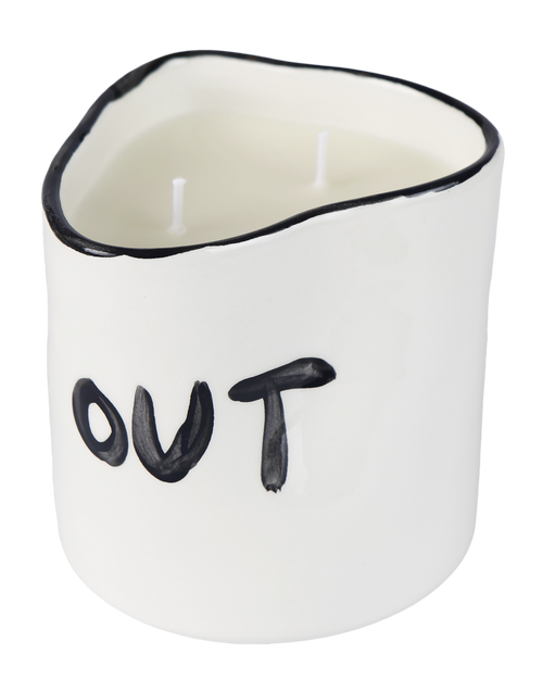 Burned out candle