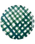 Vichy green plate