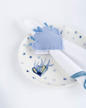 Load image into Gallery viewer, BLUE SHELL NAPKIN RING
