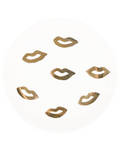 Gold kiss plate