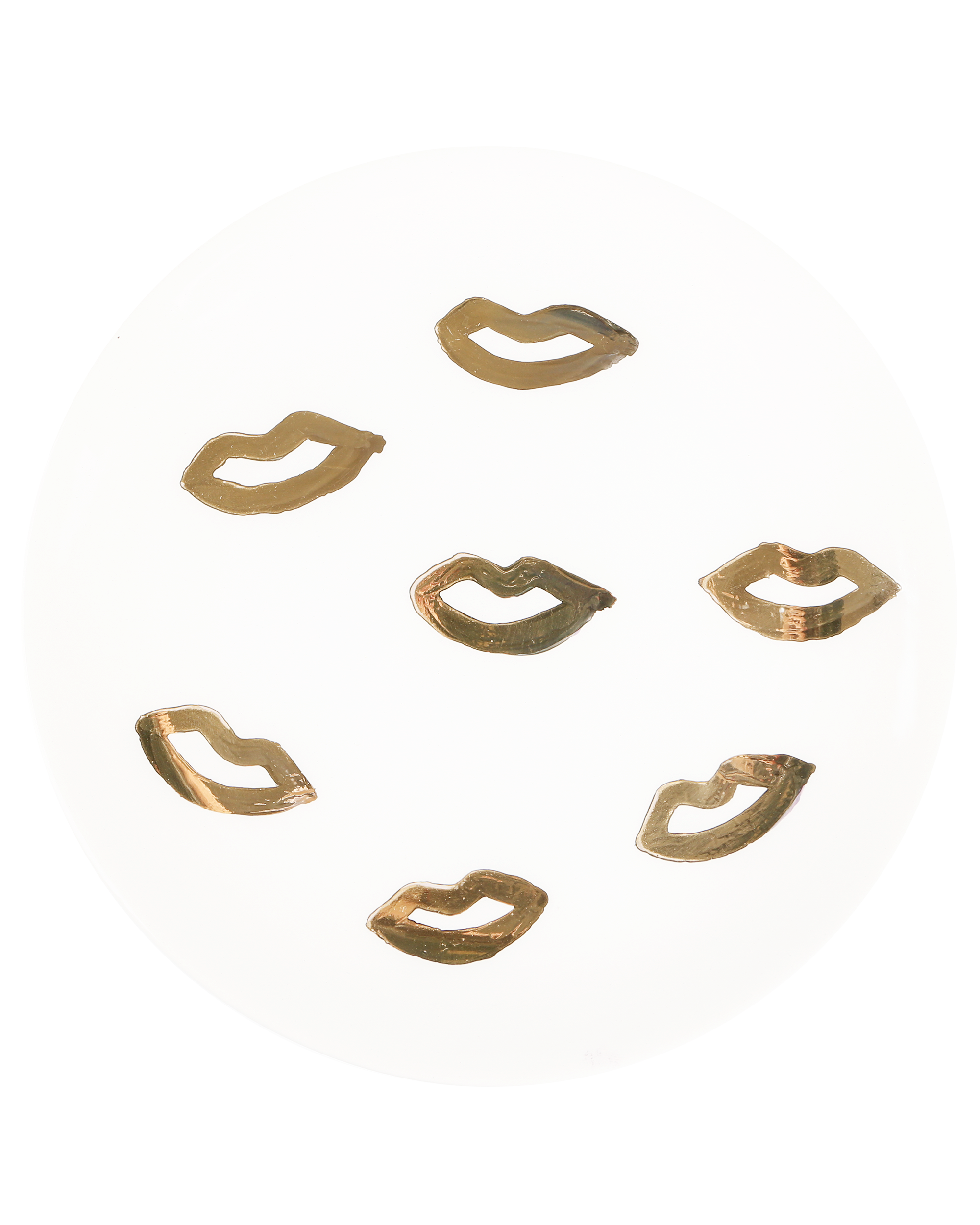 GOLD KISS PLATE