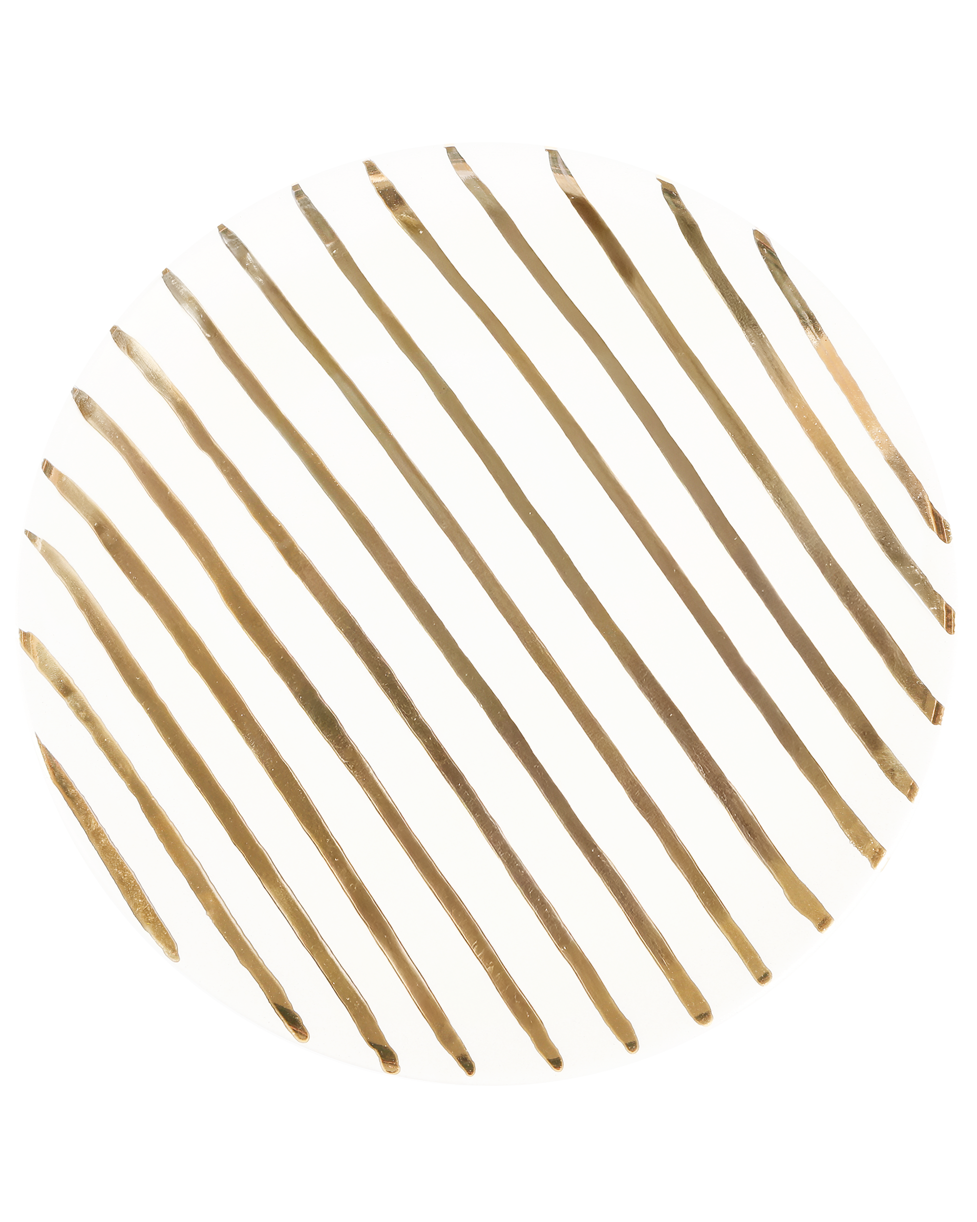 GOLD STRIPES PLATE