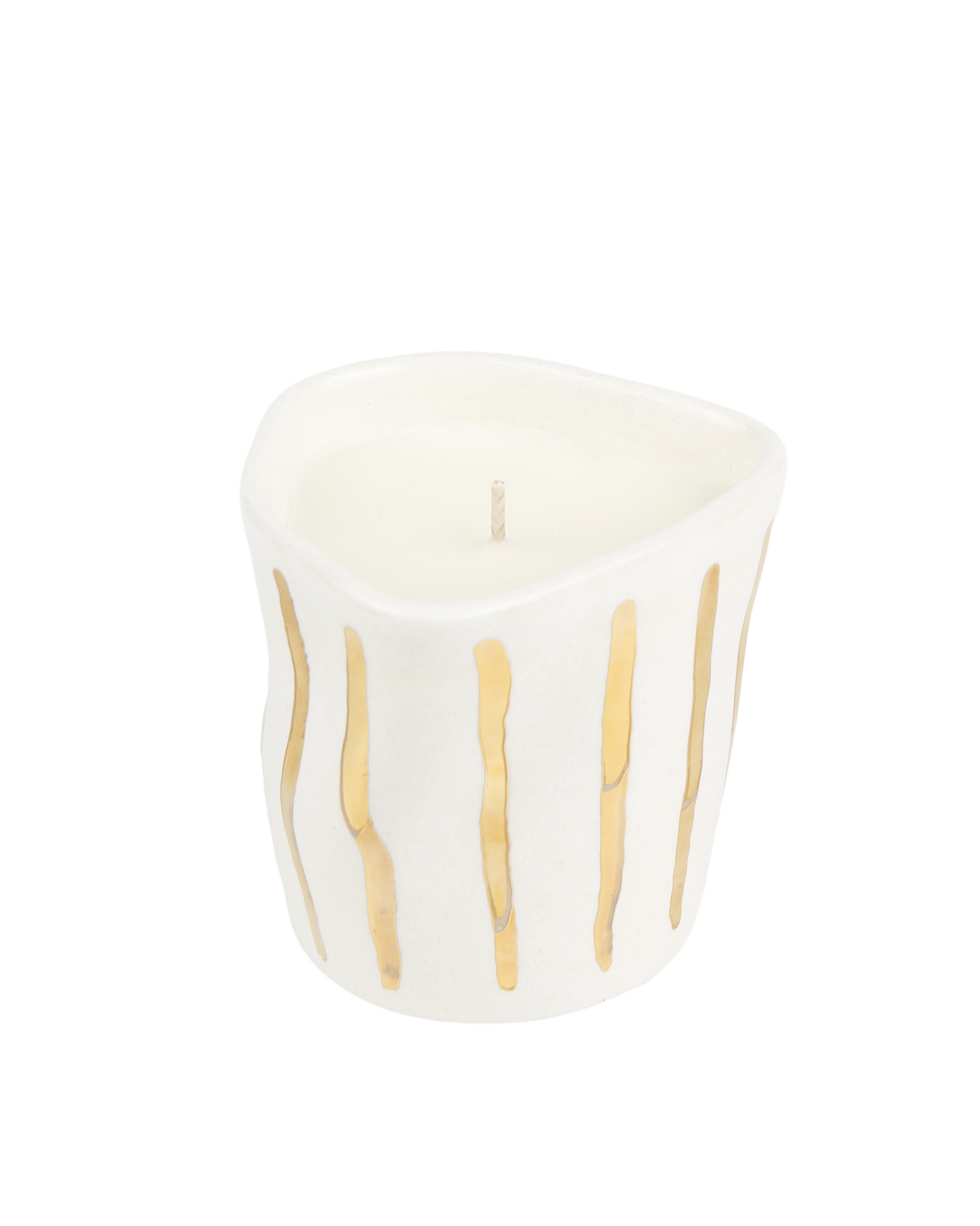 GOLD STRIPES CANDLE