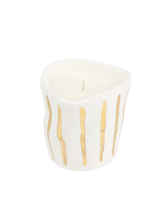 GOLD STRIPES CANDLE