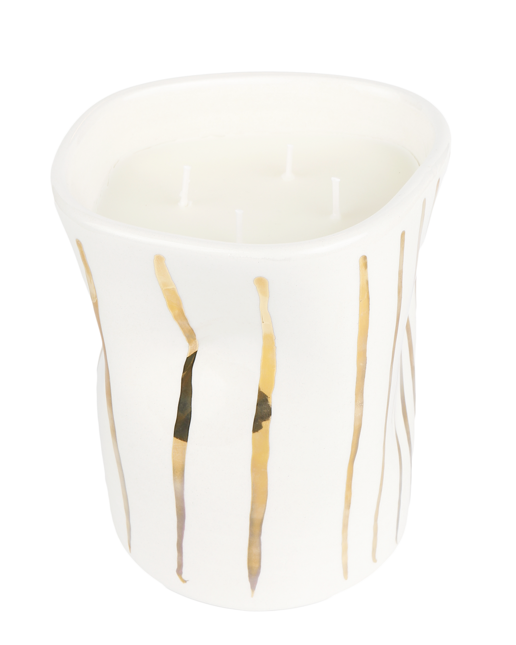 GOLD STRIPES CANDLE