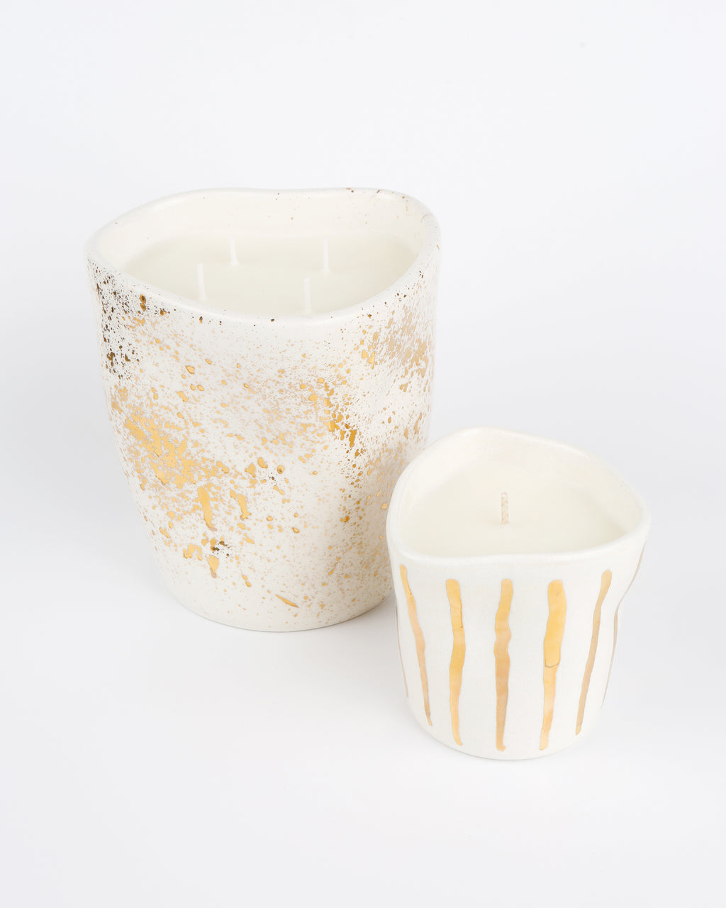 GOLD SPLATTER CANDLE