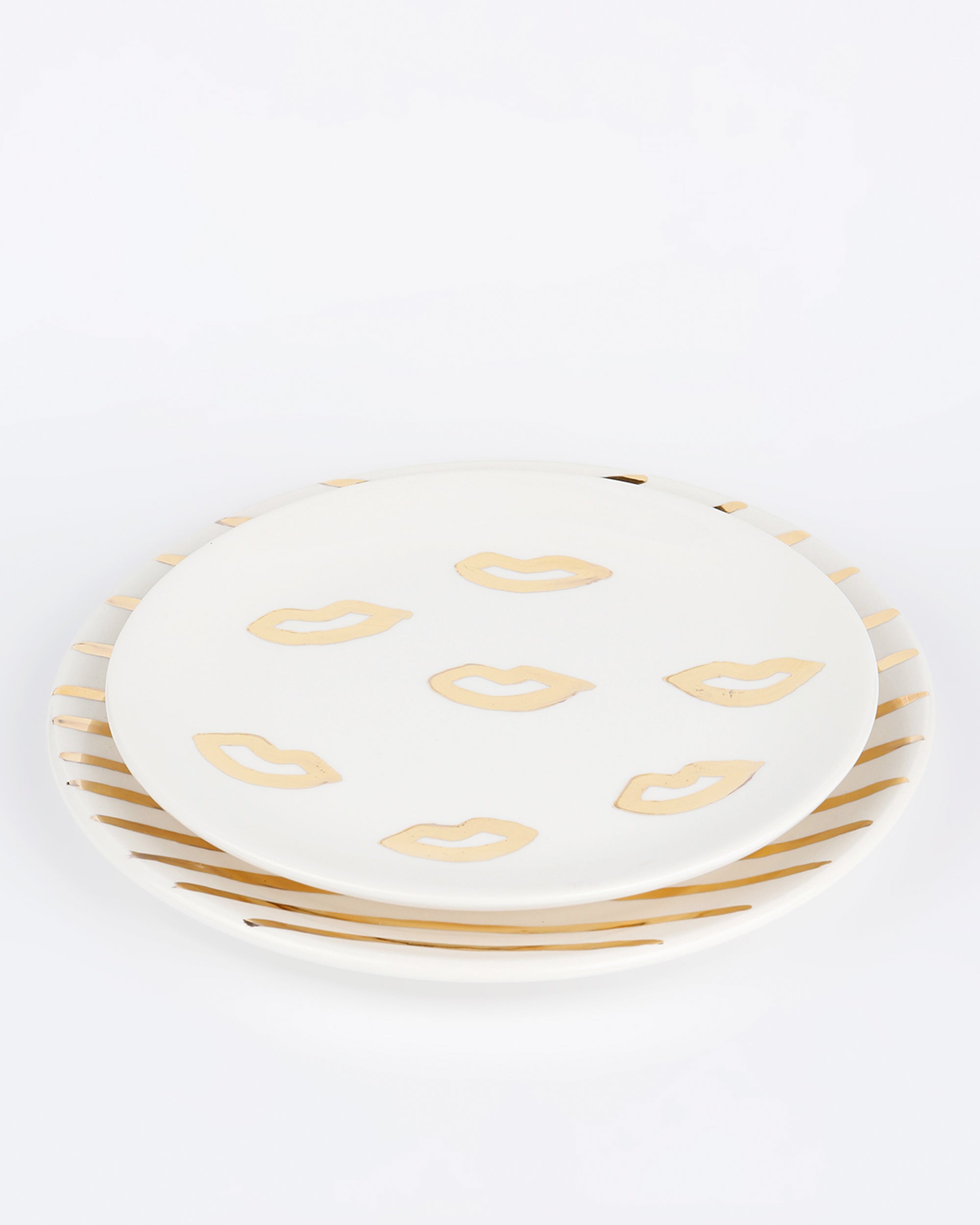 GOLD KISS PLATE