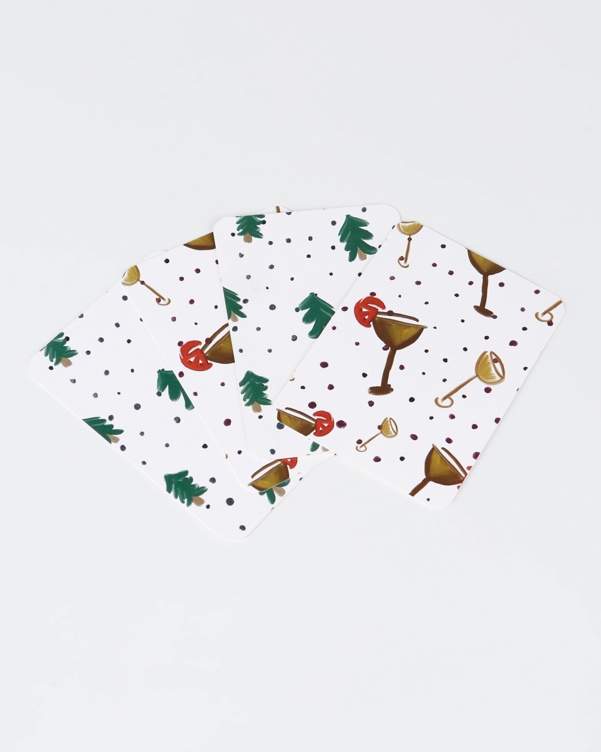 Forest & bubbles playing cards set